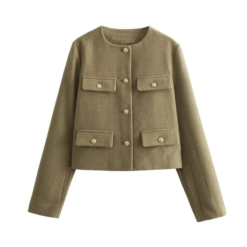 Chaqueta Mujer Clásica Corte Perfecto