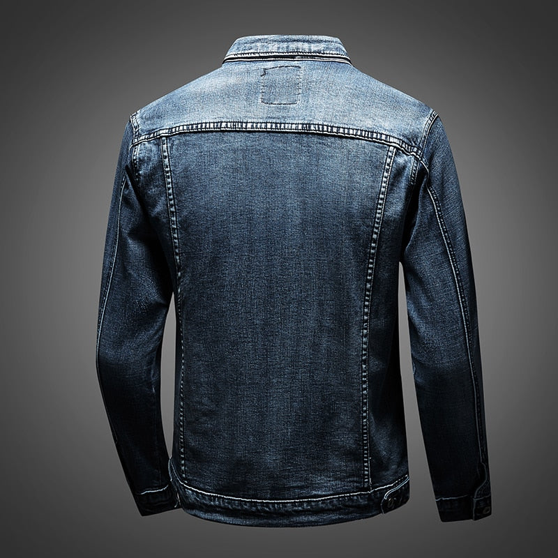 Chaqueta Vaquera Hombre Azul Clásica - Vestiria