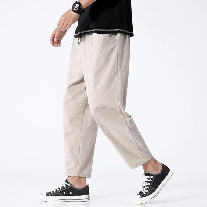 Pantalón Lino Fresco y Ligero Hombre
