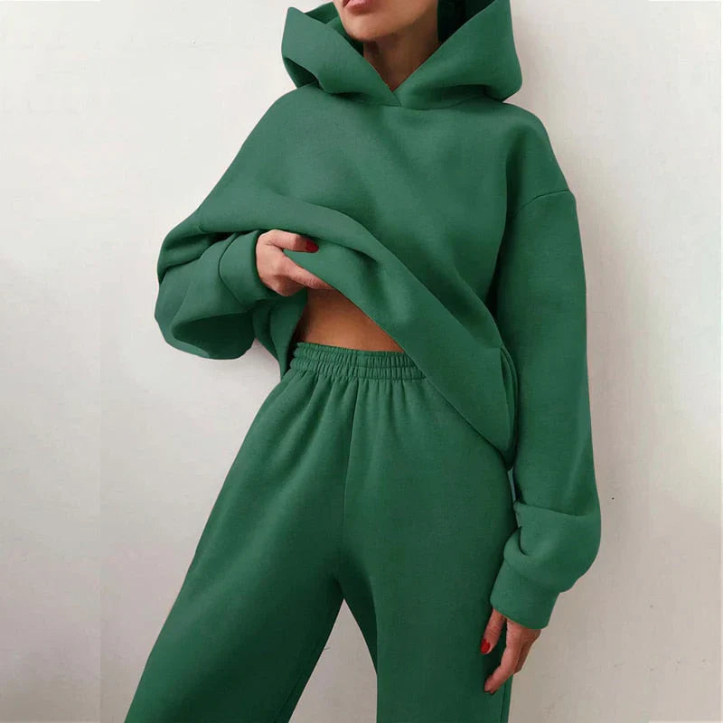 Sudadera y Pantalones de Chándal Cómodos de Algodón