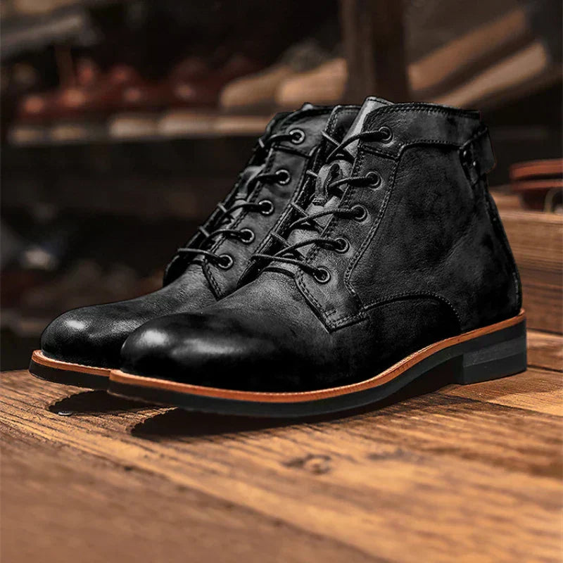 Botas Cuero Hombre Altas Resistente