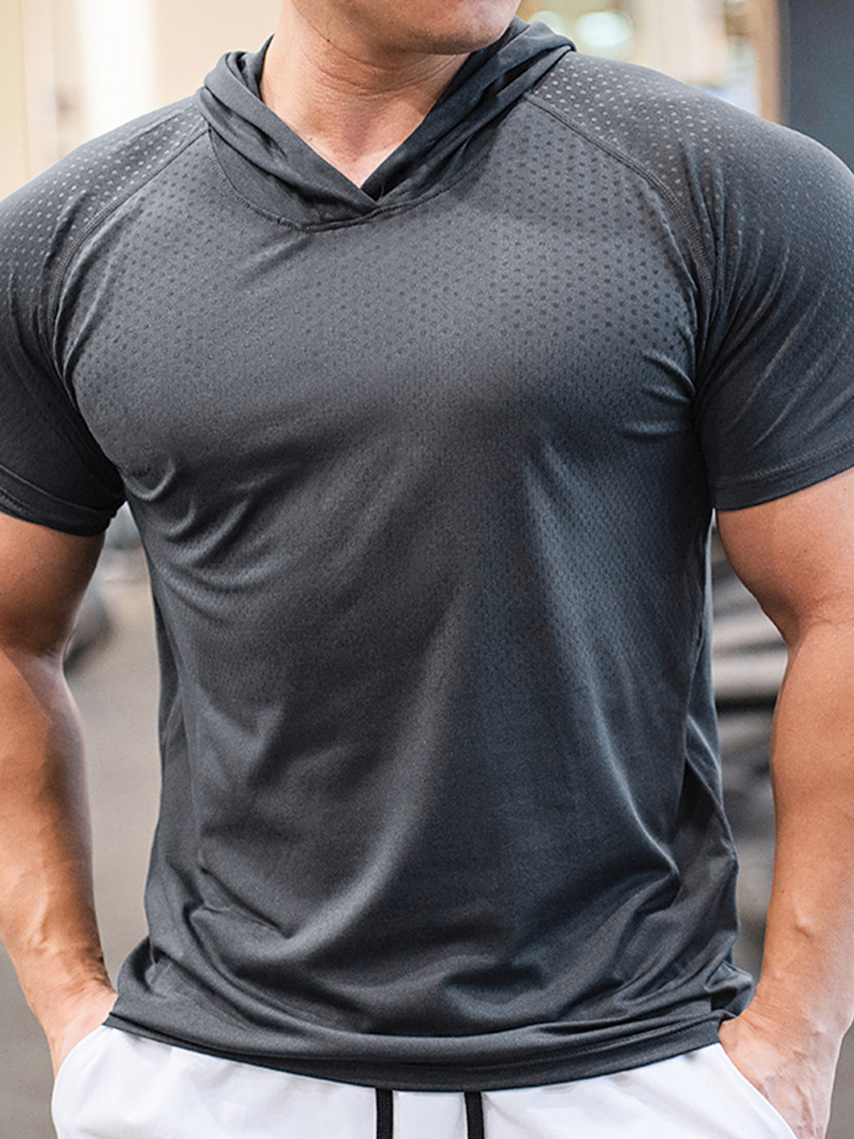 Camisa Deportiva con Capucha Canguro