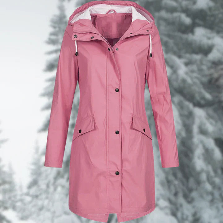 Chubasquero Impermeable Largo y Elegante