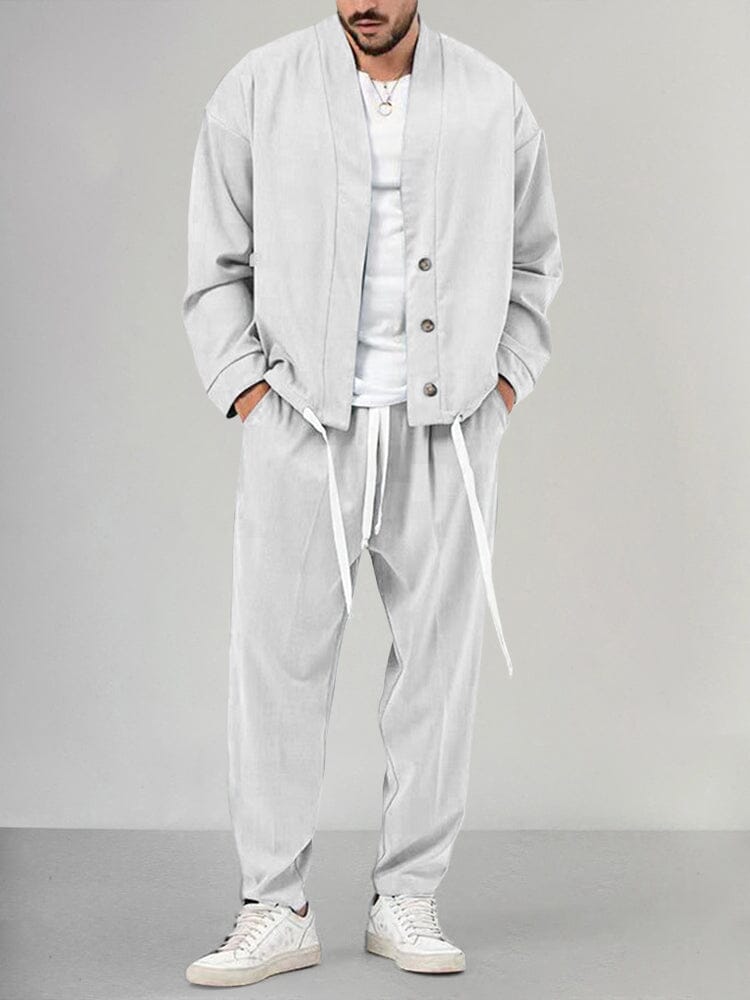 Traje Hombre Minimalista Dos Piezas