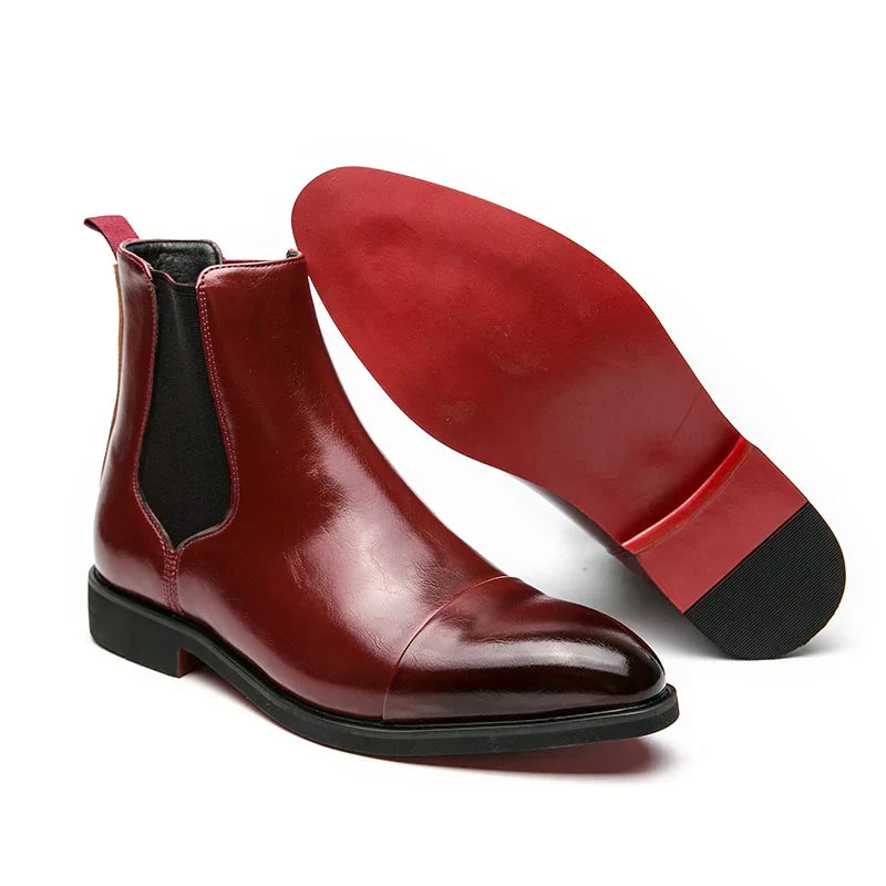Botas Invierno Hombre Estilo Clásico Elásticas