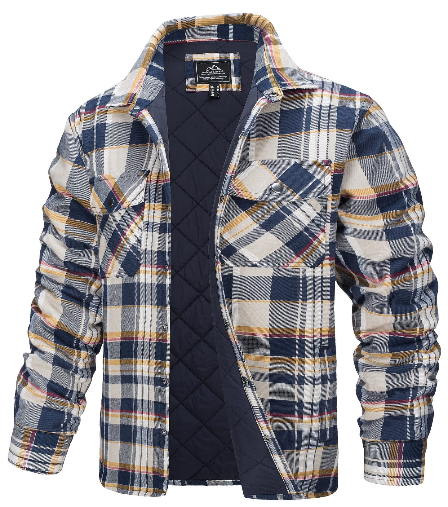 Chaqueta Cuadros Hombre Clásica
