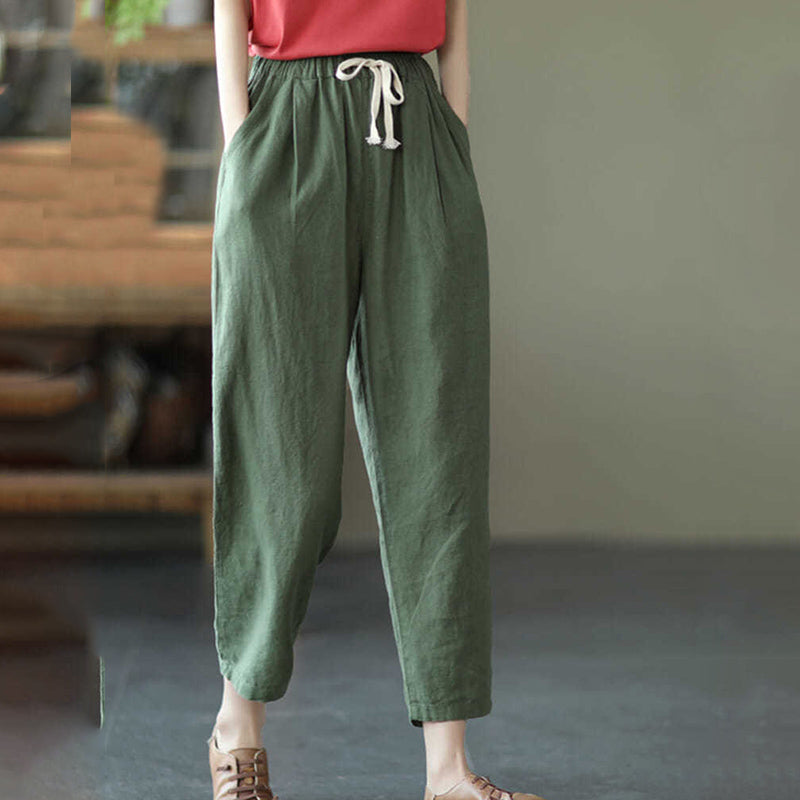 Pantalones Lino Ligeros de Verano