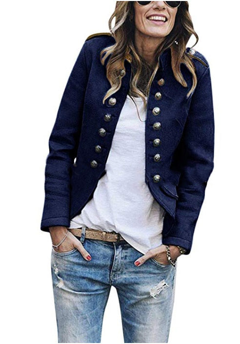 Chaquetilla Mujer Elegante Botones