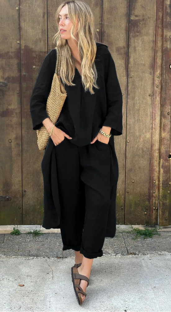 Traje de verano ligero de 2 piezas