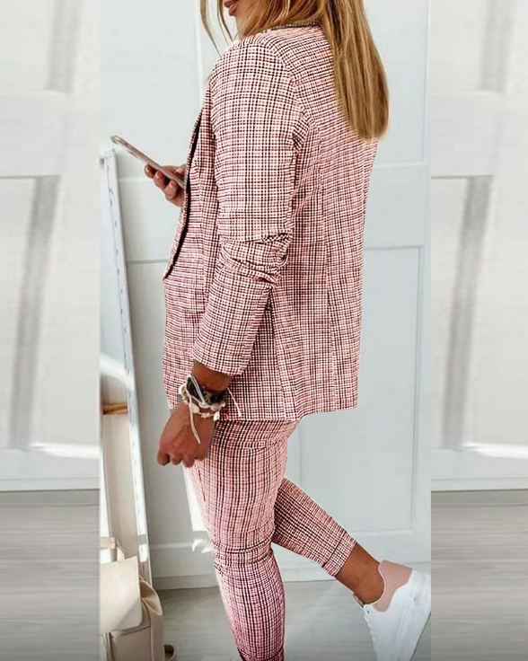 Traje de dos piezas femenino elegante ROZA