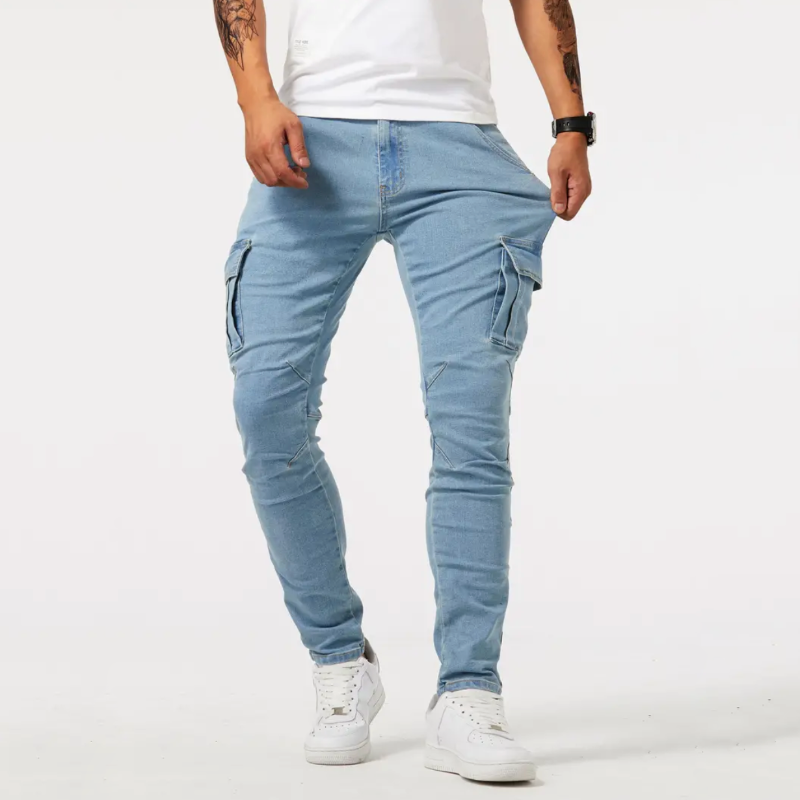 Pantalón Vaquero Hombre con Bolsillos
