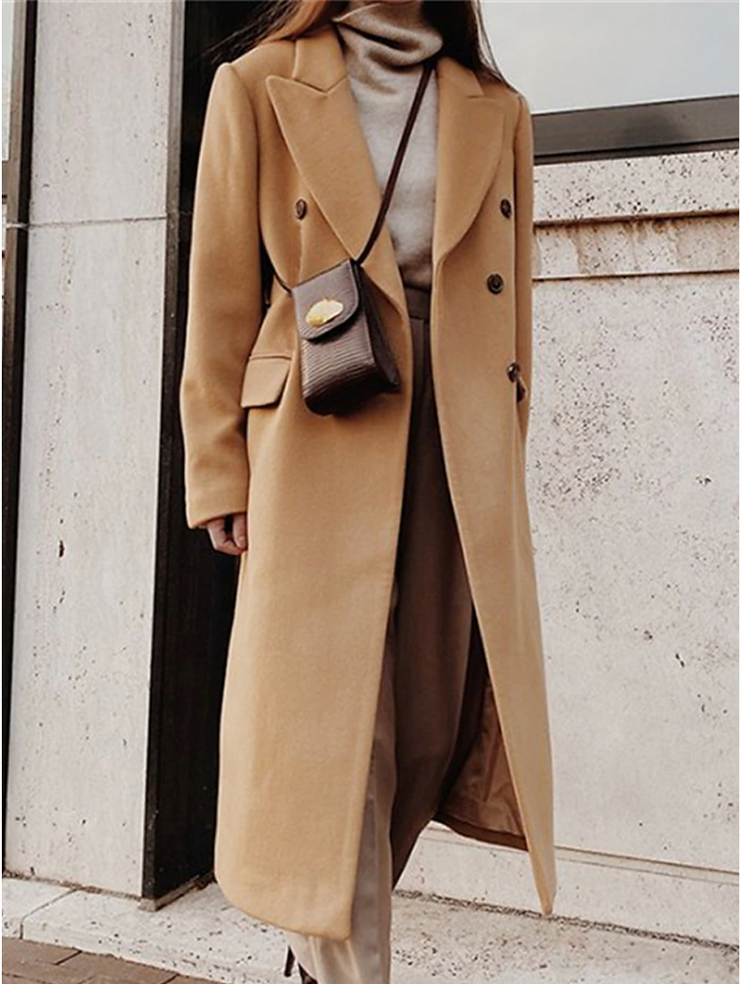Abrigo Trench Mujer Invierno Moda