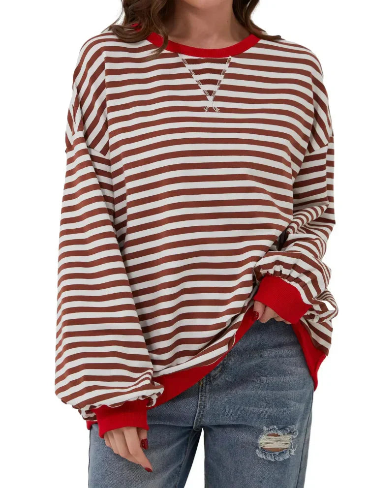 Sudadera Rayas Cálida y Acogedora