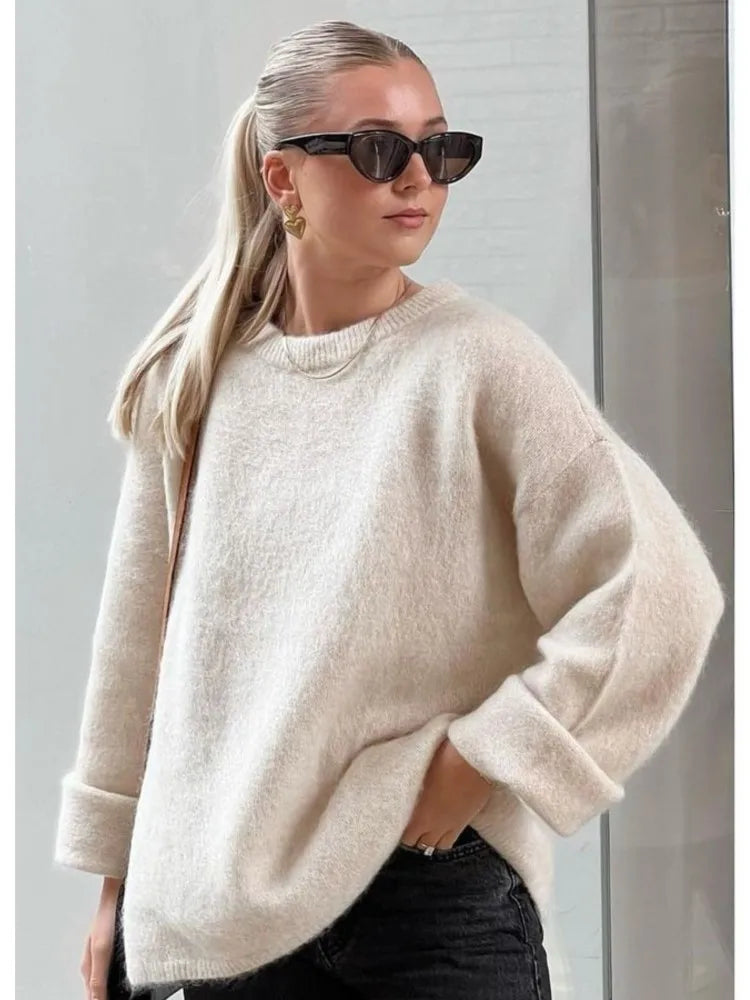 Sudadera Punto Grande Mujer