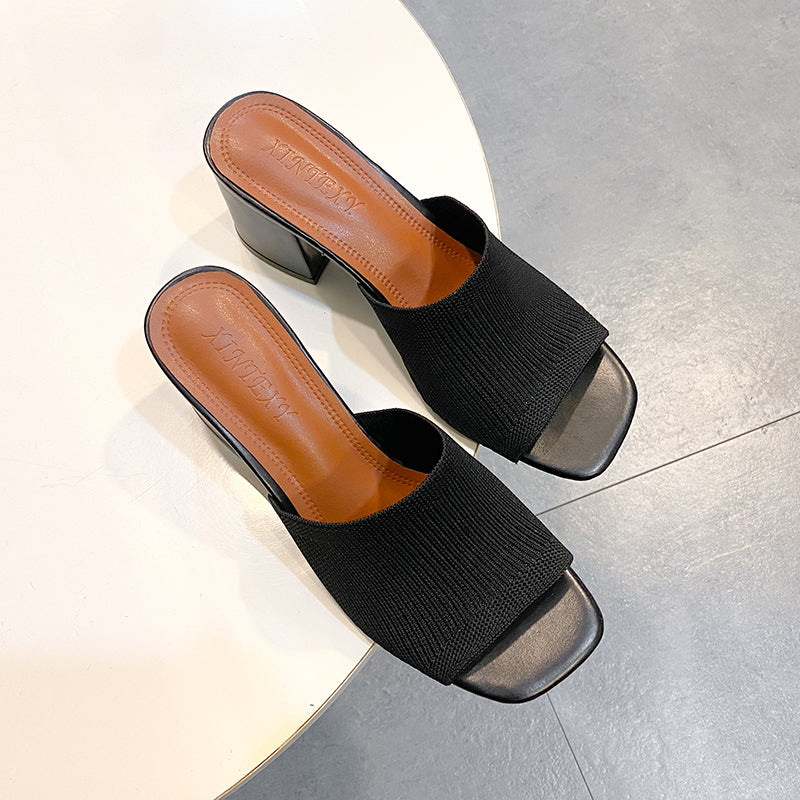 Zapatillas Tacón Alto Mujer