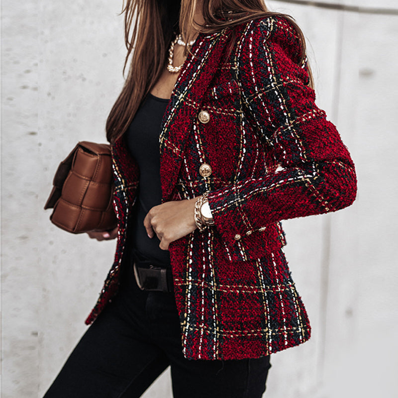 Chaqueta de punto mujer elegante y cálida
