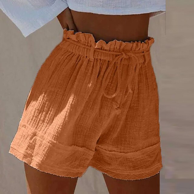 Pantalones Cortos Deportivos con Cinturón