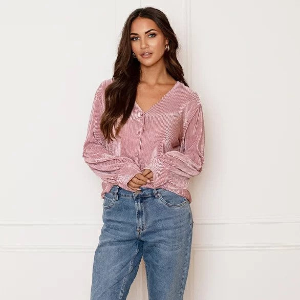 Blusa Satín Luxe Mujer - Vestiria