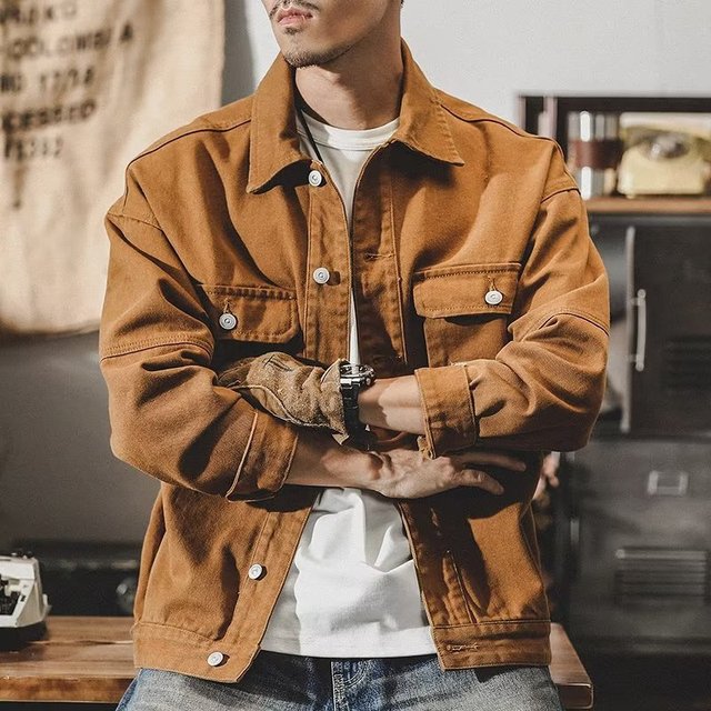 Camisa Chaqueta Marrón Clásica - Vestiria