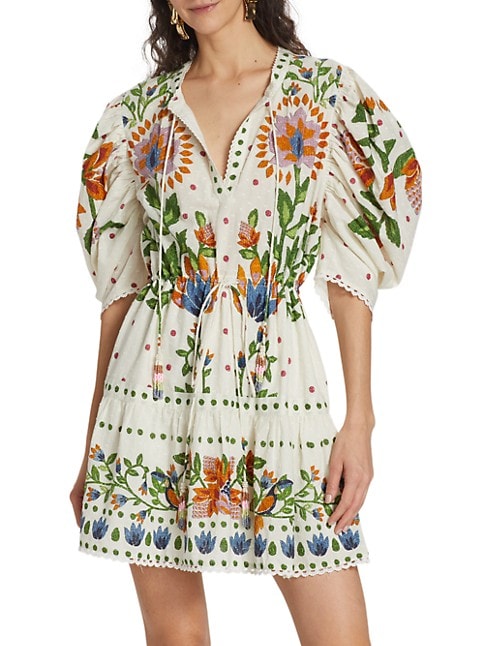 Vestido Corto Jardín Floral Verano - Vestiria