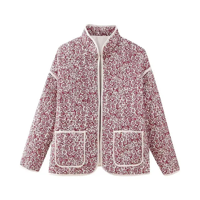 Abrigo Patchwork Estilo Retro