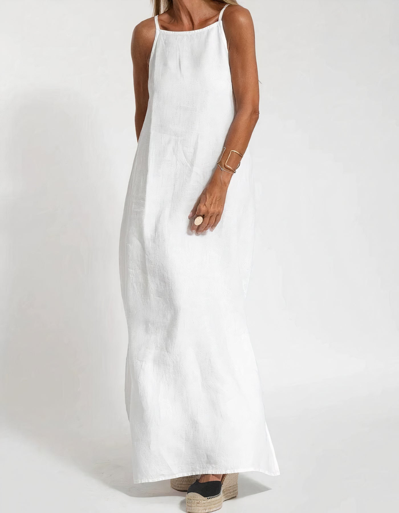 Vestido Sin Mangas Estilo Verano