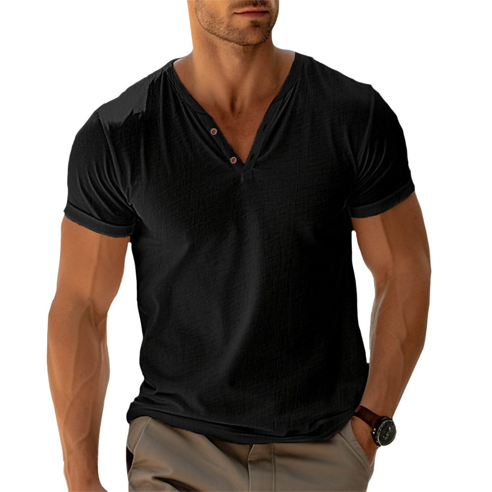 Camiseta Hombre Cuello V Clásica