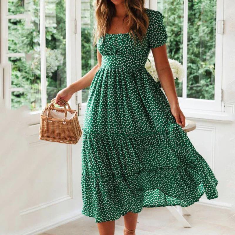 Vestido Mujer Elegante Verano Corto