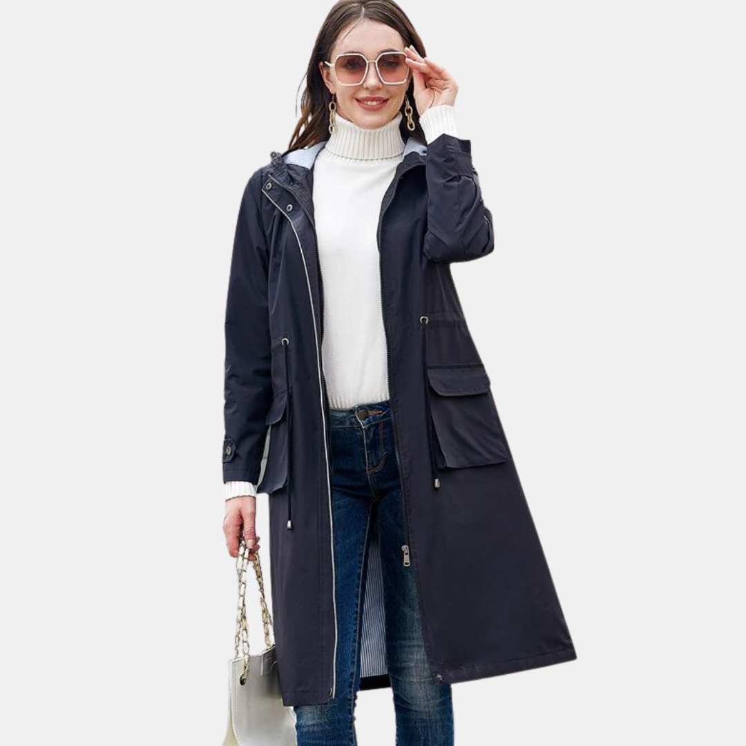Chaquetón Impermeable Mujer Largo - Vestiria