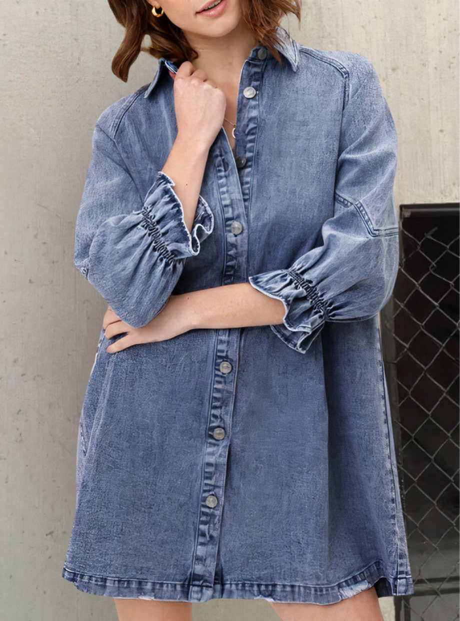 Vestido Jeans Casual Mujer