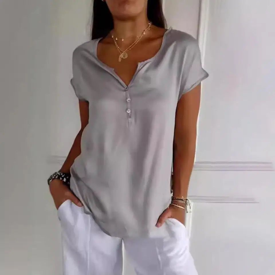 Top Mujer Elegante Scollo V