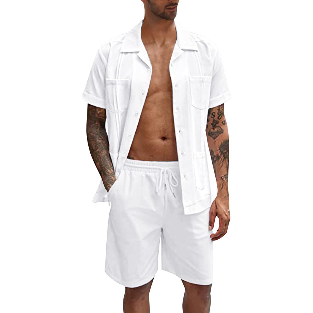 Conjunto Camisa Pantalón Corto Verano
