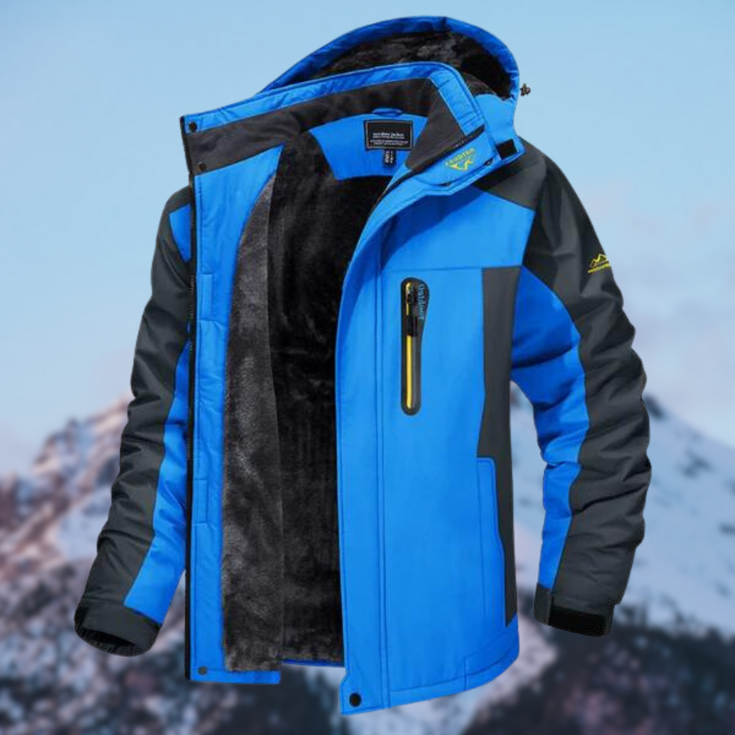 Chaqueta de abrigo impermeable invierno hombre