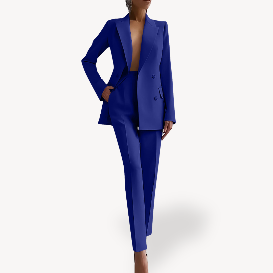 Traje de Invierno Elegante Mujer Abajo Largo