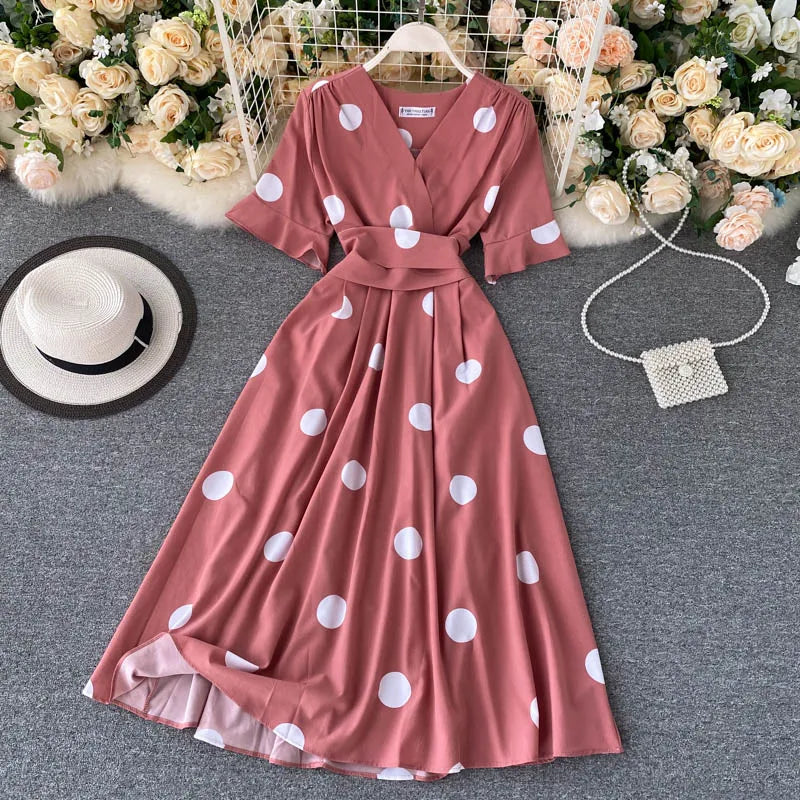 Vestido de Flores Estampado Feminino
