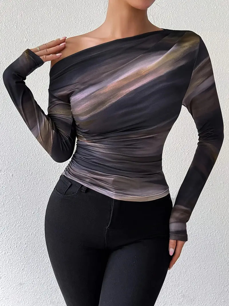 Top femme con hombros al descubierto