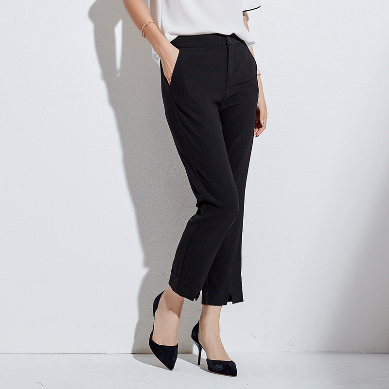 Pantalón Mujer Cintura Alta Recto Elegante - Vestiria