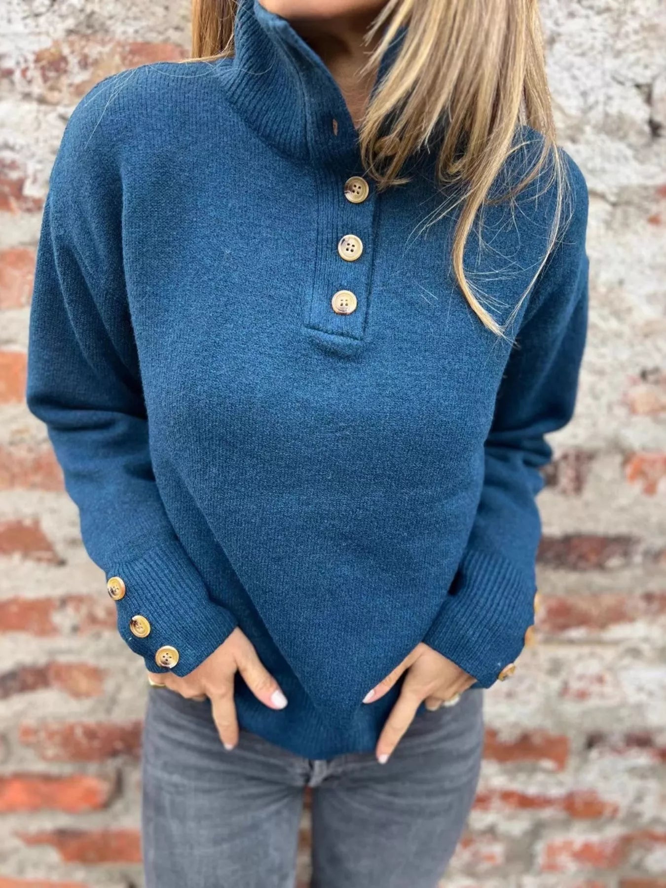Jersey Cuello Alto Suave y Acogedor
