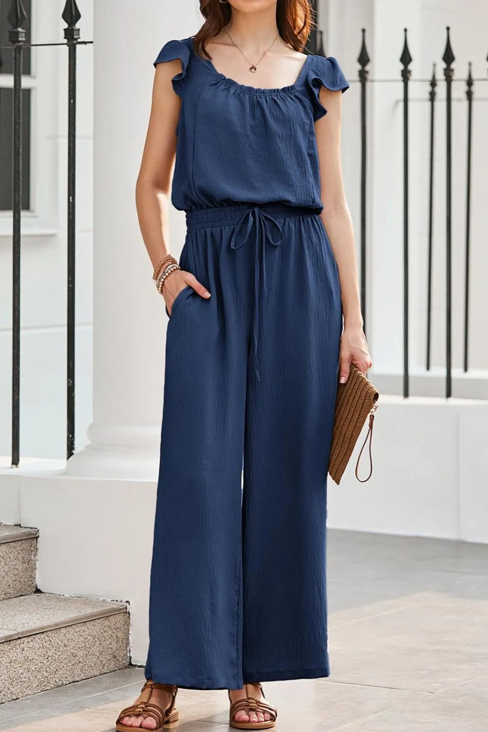 Mono Casual con Volantes Elegante