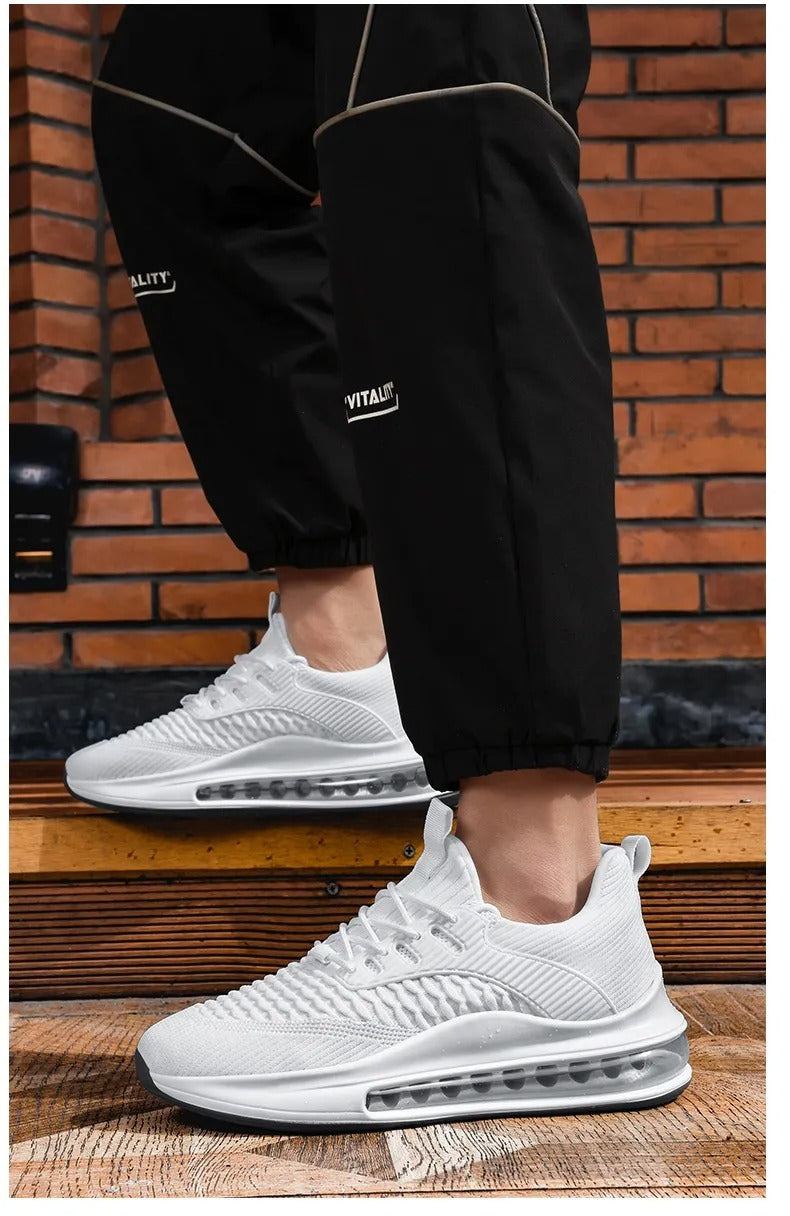 Zapatillas running hombre ligero con aireación y amortiguación