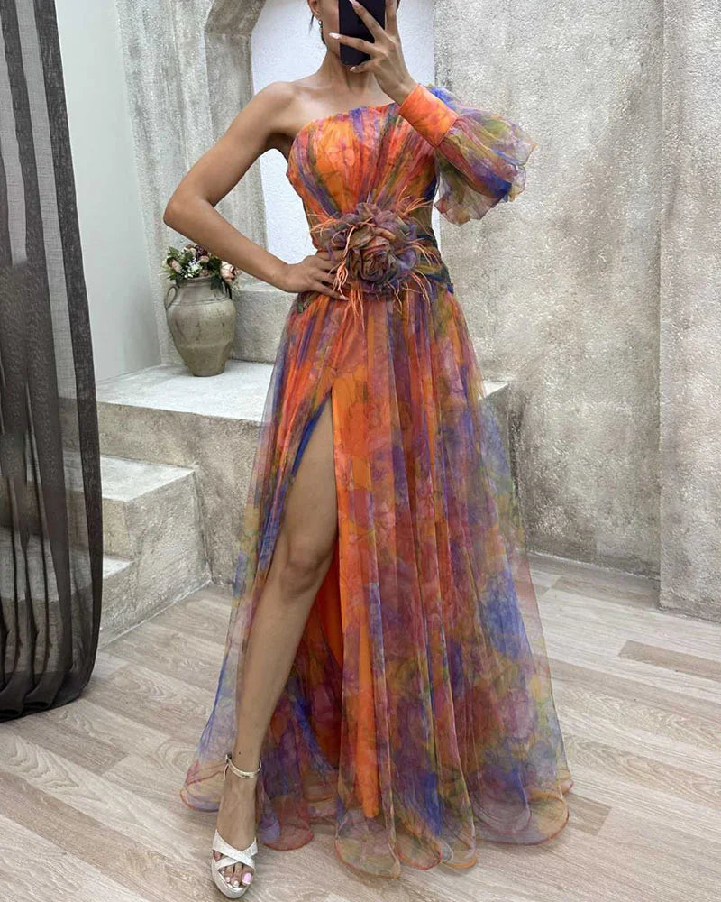 Vestido Cocktail Mujer Elegante