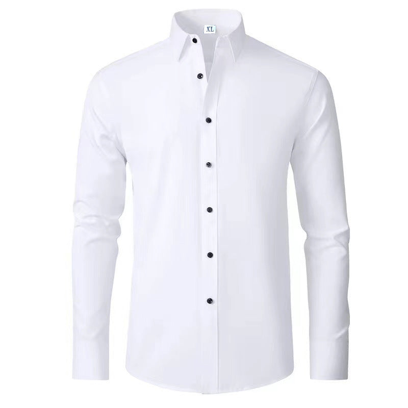 Camisa Hombre Elástica Antiamarilleo
