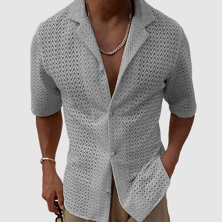 Camisa de punto básica elegante