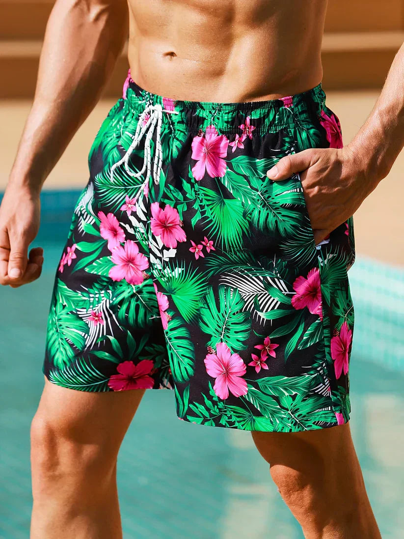 Pantalones cortos verano estampado floral