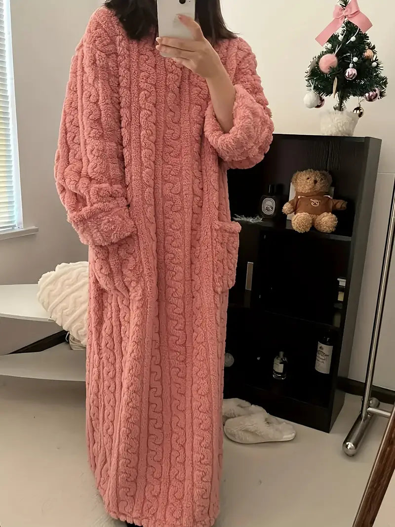 Camisón Mujer Felpa Cálida