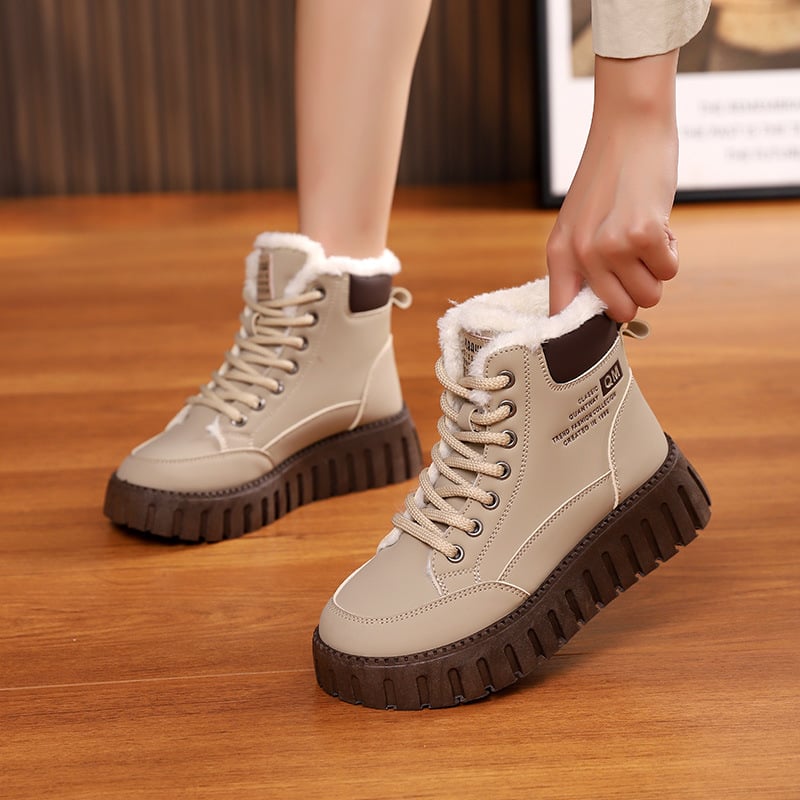 Botas Mujer Invierno Cuero Estilo