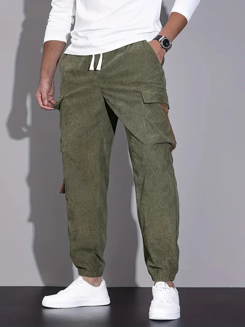 Pantalones de pana ligeros y frescos para hombre