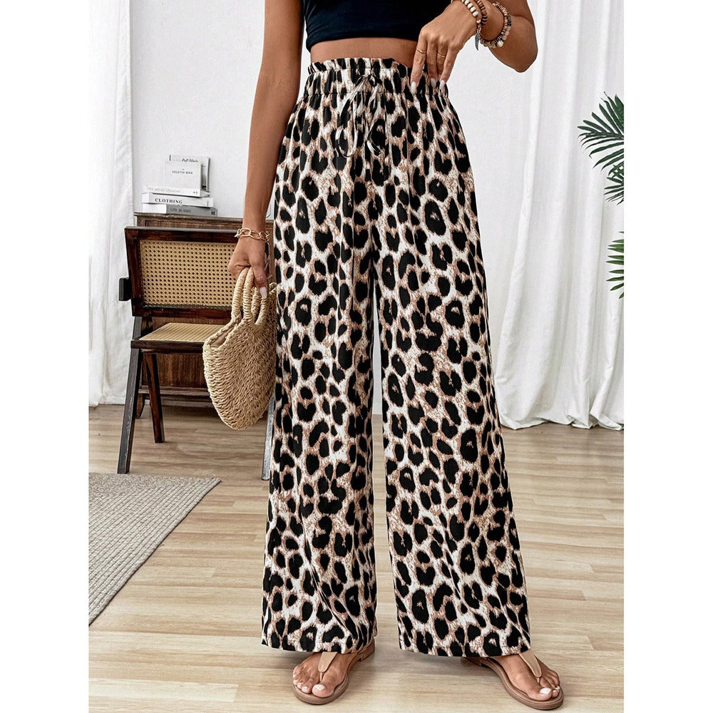 Pantalones Pitillo Leopardo Mujer Estilo Casual - Vestiria