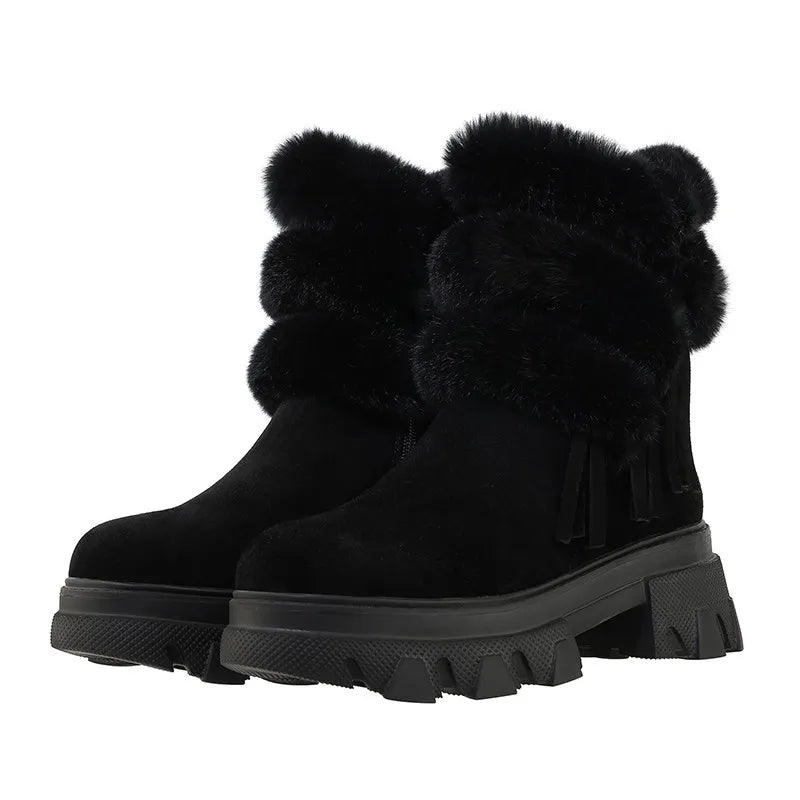 Botas Invierno Cuero Aislantes