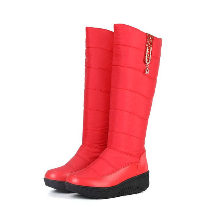 Botas Invierno Cuña Altas Mujer